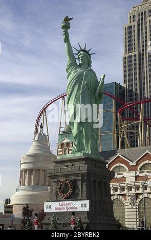 New York Hotel NYNY Hotel Las Vegas 389 Hotel und die wichtigsten Orte in Las Vegas der schönste Ort in Las Vegas Stockfoto