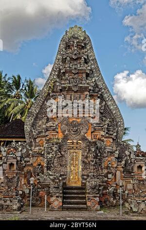 Sidan, Bali Island, Indonesien. Mai 2019. Der Pura Dalem Sidan in Gianyar wird auch Tempel der Todesritter genannt. Stockfoto