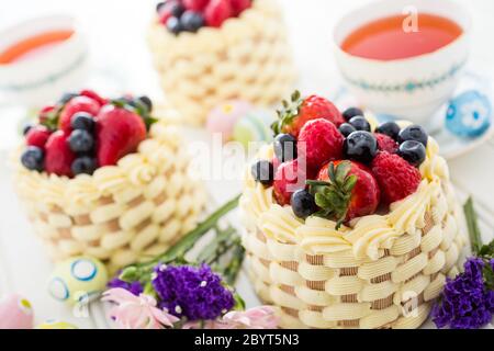 Mini-Kuchen Stockfoto