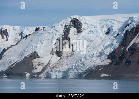 Ein Leckerbisse in der Admiralty Bay auf King George Island in den South Shetland Islands, Antarktis. Stockfoto