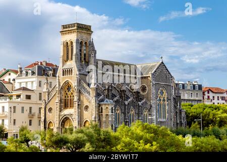 Kirche von St Eugenie (Eglise Sainte Eugenie), Biarritz, Frankreich Stockfoto