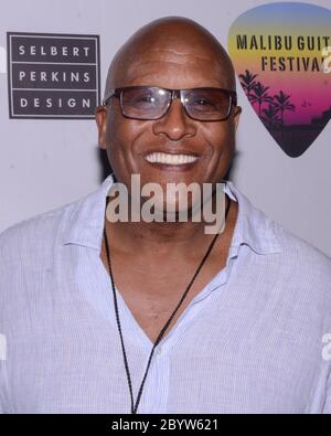 30. April 2016, Malibu, Kalifornien, USA: Steve Ferrone nimmt am 2. Jährlichen Malibu Guitar Festival Teil - Tag 3 (Foto: © Billy Bennight/ZUMA Wire) Stockfoto