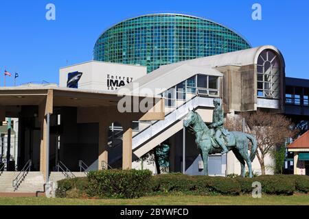 Bernardo de Galvez Statue, Central Business District, New Orleans, Louisiana, USA Stockfoto