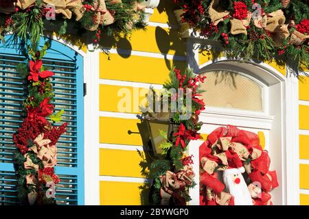 Haus am St.-Anna-Straße, French Quarter, New Orleans, Louisiana, USA Stockfoto