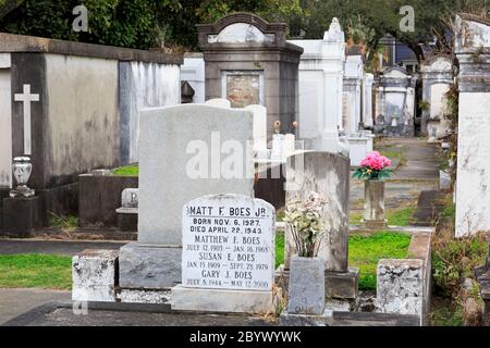 Lafayette Cemetery No 1, Garden District, New Orleans, Louisiana, USA Stockfoto