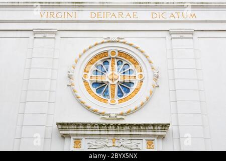 St. Marien Kirche, Chartres Street, French Quarter, New Orleans, Louisiana, USA Stockfoto