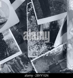 altes Foto von Menschen einen Hintergrund Stockfoto