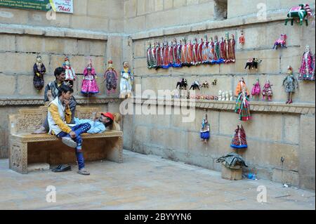 Jaisalmer, Rajasthan. 13. Dezember 2016. Stockfoto