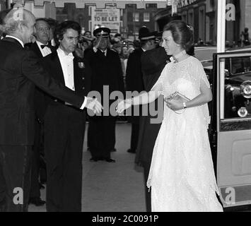 LONDON, GROSSBRITANNIEN. September 1980: HRH Prinzessin Anne bei der 80. Geburtstagsfeier für die Königin Mutter im Royal Opera House in London. © Paul Smith/Featureflash Stockfoto