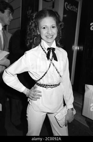 LONDON, GROSSBRITANNIEN. September 1980: Schauspielerin Bonnie Langford bei der königlichen Vorschau von "Sie spielen unseren Song" im Shaftesbury Theater in London. © Paul Smith/Featureflash Stockfoto