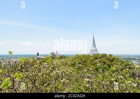 Pagode auf dem Berg in Phra Nakhon Khiri Tempel Stockfoto