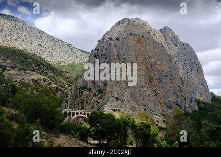 El Chorro, Malaga, Naturpark Ardales ,Andalusien, Spanien, Europa Stockfoto