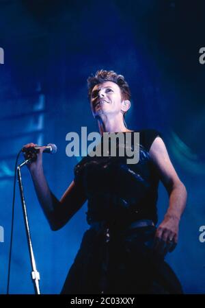 David Bowie in der Wembley Arena, London, 17. November 1995 Stockfoto