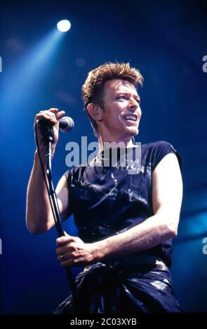 David Bowie in der Wembley Arena, London, 17. November 1995 Stockfoto