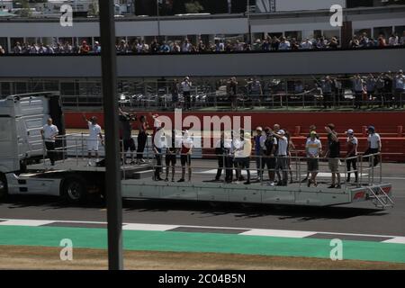 f1-Fahrerparade Stockfoto
