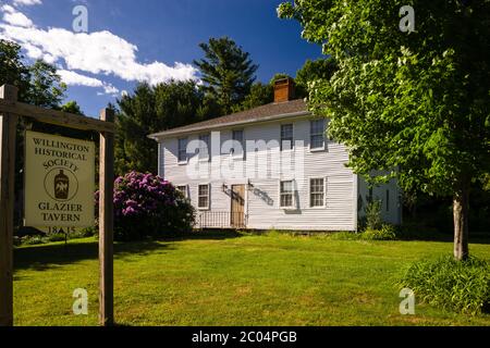 Daniel Glazier Tavern Willington Common Historic District   Willington , Connecticut, USA Stockfoto