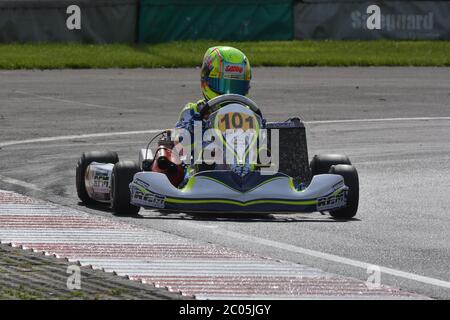 Lando Norris Kart Karriere 2013. Stockfoto