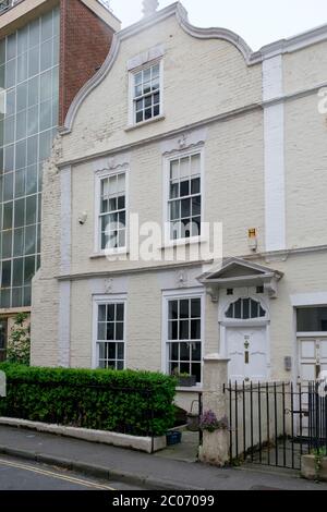 Nr. 10 Guinea Street Bristol. Wie in der BBC-Sendung 'A House through time' von Davis Olusoga gezeigt. Es wurde von Kapitän Edmund Saunders wh gebaut Stockfoto