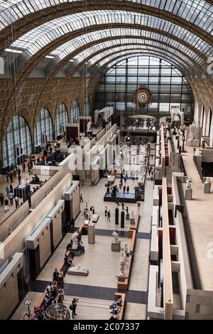 Paris, Louvre, Frankreich, Kunst, Farbe, Skulptur, Museum Stockfoto