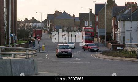 1996, Roxborough Roundabout, Harrow, North London, South East England, Großbritannien Stockfoto