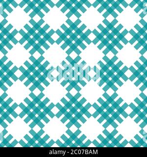 Tartan Nahtloses Muster Hintergrund. Schwarz, Grün und Weiß Plaid, Tartan Flanell Shirt Muster. Trendige Fliesen Vektor Illustration für Tapeten Stock Vektor