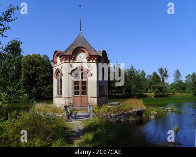 Historisches Gebäude in schweden Stockfoto