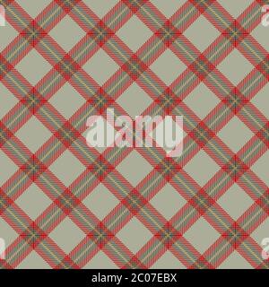 Plaid Tartan nahtlose Muster Hintergrund. Traditionelle schottische Ornament. Nahtlose Tartan Fliesen. Trendy Vector Illustration für Tapeten. Stock Vektor
