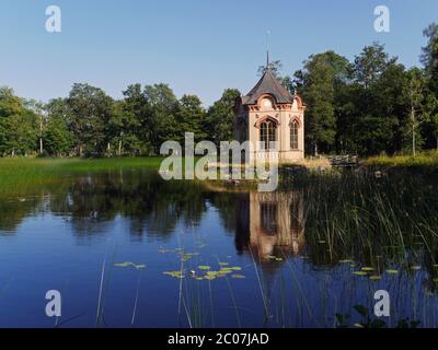 Axmar Slott lusthuset, Sehenswürdigkeit in schweden Stockfoto