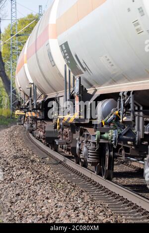 Schienengüterverkehr sichert die Versorgung in der Coronakrise. Köln, 16.04.2020 Stockfoto