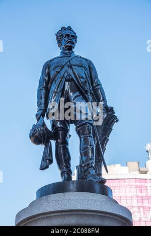 Statue von Colin Campbell, Feldmarschall Lord Clyde auf dem George Square, Glasgow, Schottland Stockfoto