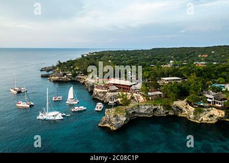 Jamaika, Negril, Rick's Cafe Stockfoto