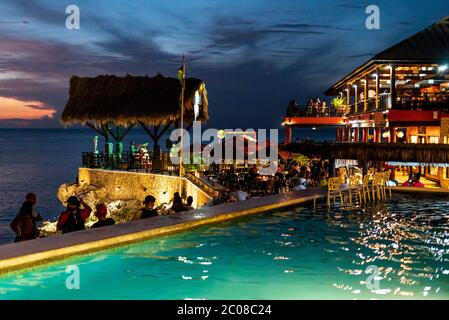 Jamaika, Negril, Rick's Cafe Stockfoto