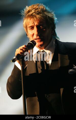 Rod Stewart beim San Remo Festival 5. März 2003 Stockfoto