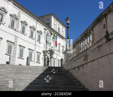 Quirinal Palast in Rom Stockfoto