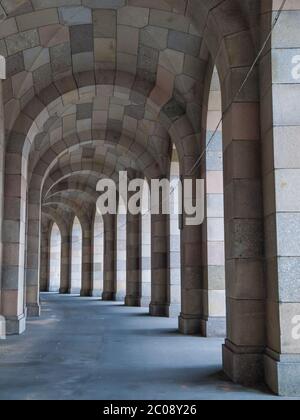 Arcade Walk in der Kongresshalle Genramn (Nürnberg) Stockfoto