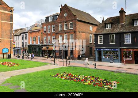 The High Street, Rochester City, Kent County, England, Großbritannien Stockfoto