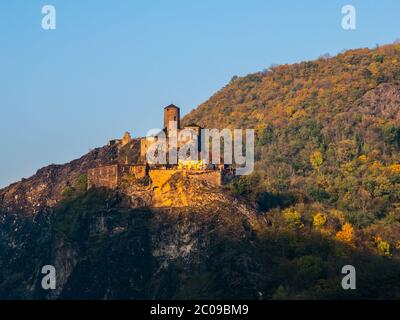 Burg Strekov bei Usti nad Labem in Tschechien Stockfoto