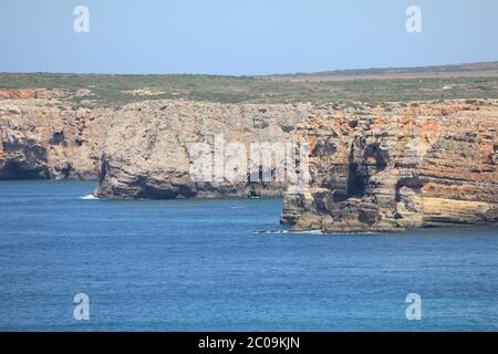 Sagres Point im Südwesten Portugals Stockfoto