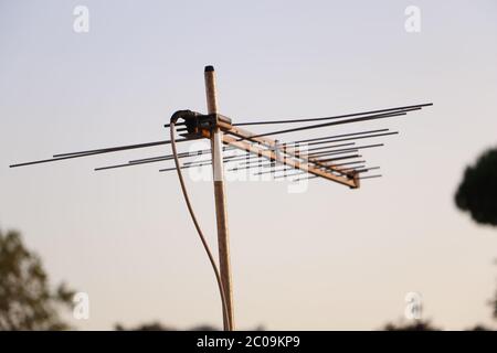 Antenne aus der Nähe aufgenommen Stockfoto