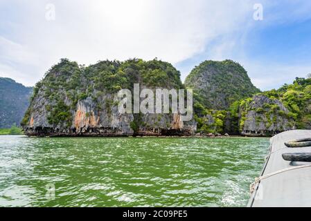 Tham Lod Höhle Phang Nga Bucht Stockfoto