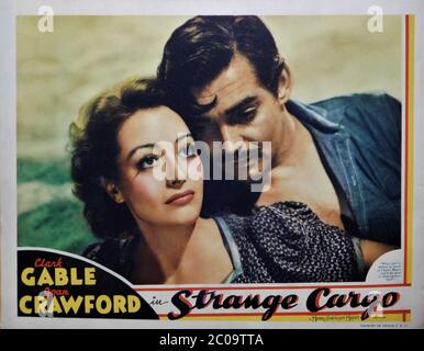 CLARK GABLE und JOAN CRAWFORD in STRANGE CARGO 1940 Regisseur FRANK BORZAGE Metro Goldwyn Mayer Stockfoto