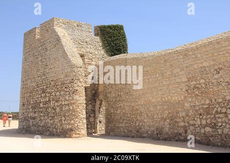 Die Festung von Santo António de Belixe an der Algarve, Portugal Stockfoto
