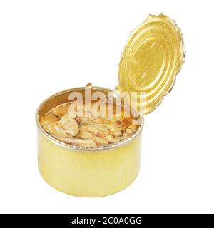 Geöffnete Tincan Stockfoto