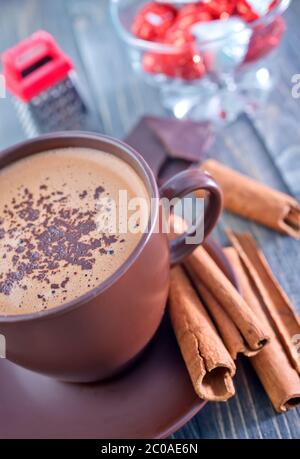 Kakao trinken Stockfoto