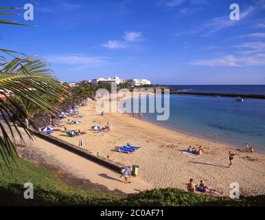 Playa Flamingo, Playa Blanca, Lanzarote, Kanarische Inseln, Königreich Spanien Stockfoto