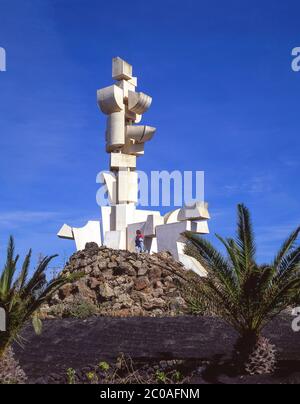 Monumento al Campesino von Cesar Manrique, San Bartolome, Lanzarote, Kanarische Inseln, Königreich Spanien Stockfoto