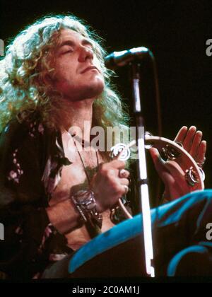 LED Zeppelin im Konzert im Earl's Court, London 17. Mai 1975 Stockfoto