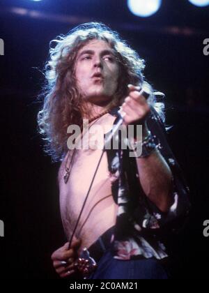 LED Zeppelin im Konzert im Earl's Court, London 17. Mai 1975 Stockfoto