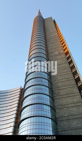 UniCredit Tower in Mailand, Italien. Stockfoto