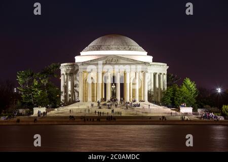 Thomas Jefferson Memorial building Stockfoto